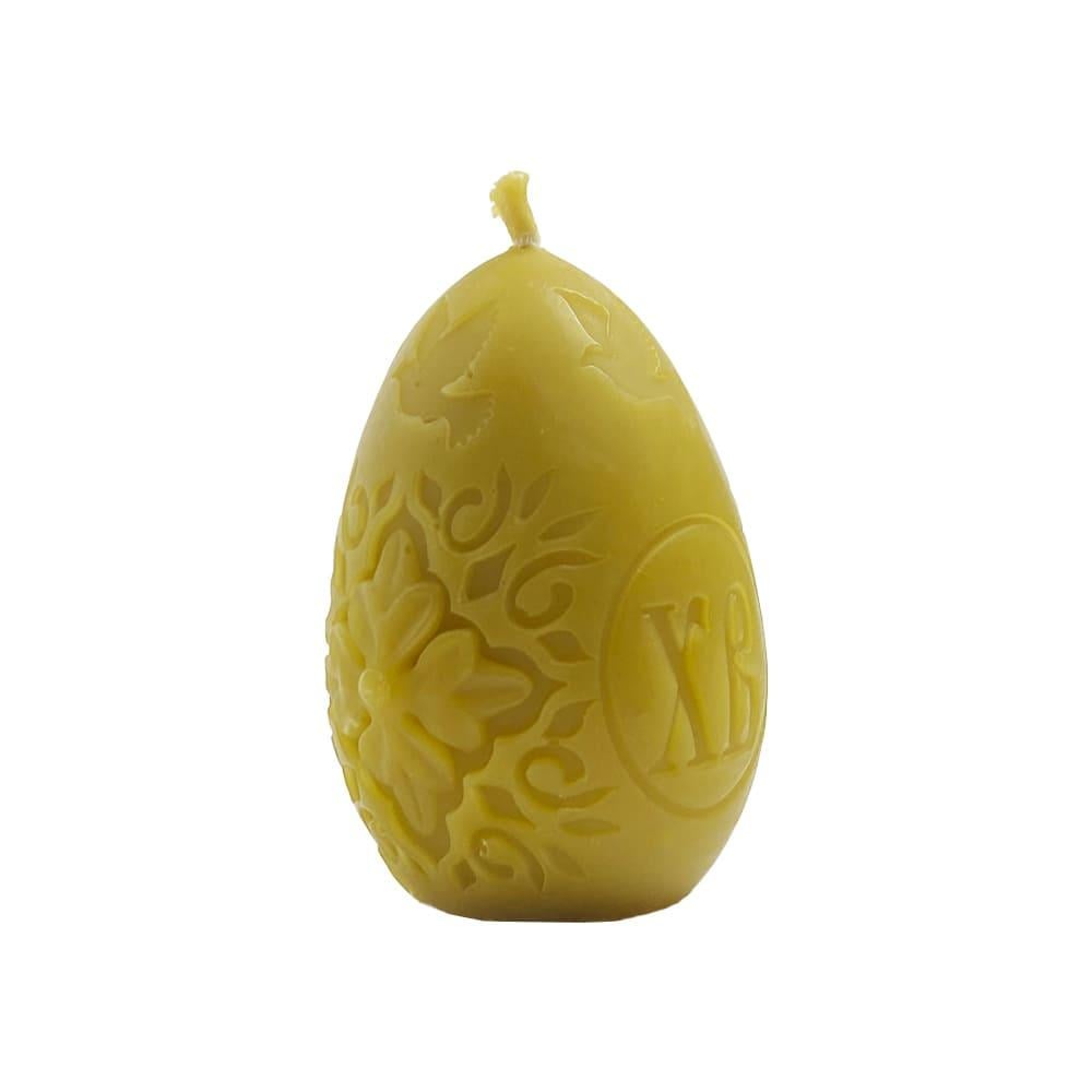 Свеча пасхальная Христос Воскрес с голубем восковая Желтый (11032456)