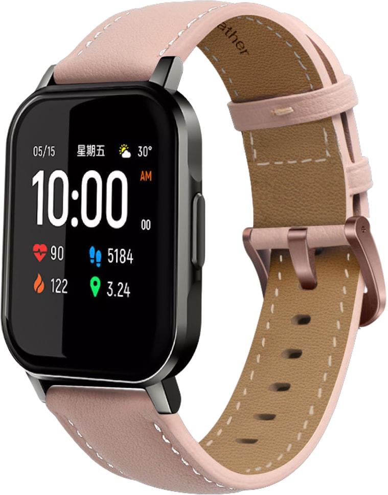 Ремінець шкіряний Folsa для Haylou Smart Watch 2 LS02 Powdery (31533-0C)