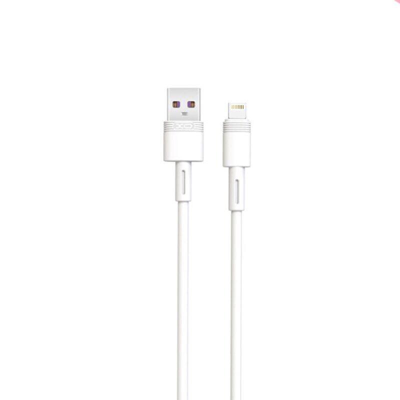 Кабель USB XO NB-Q166 5A USB Lightning 1 м Белый (1830482491)