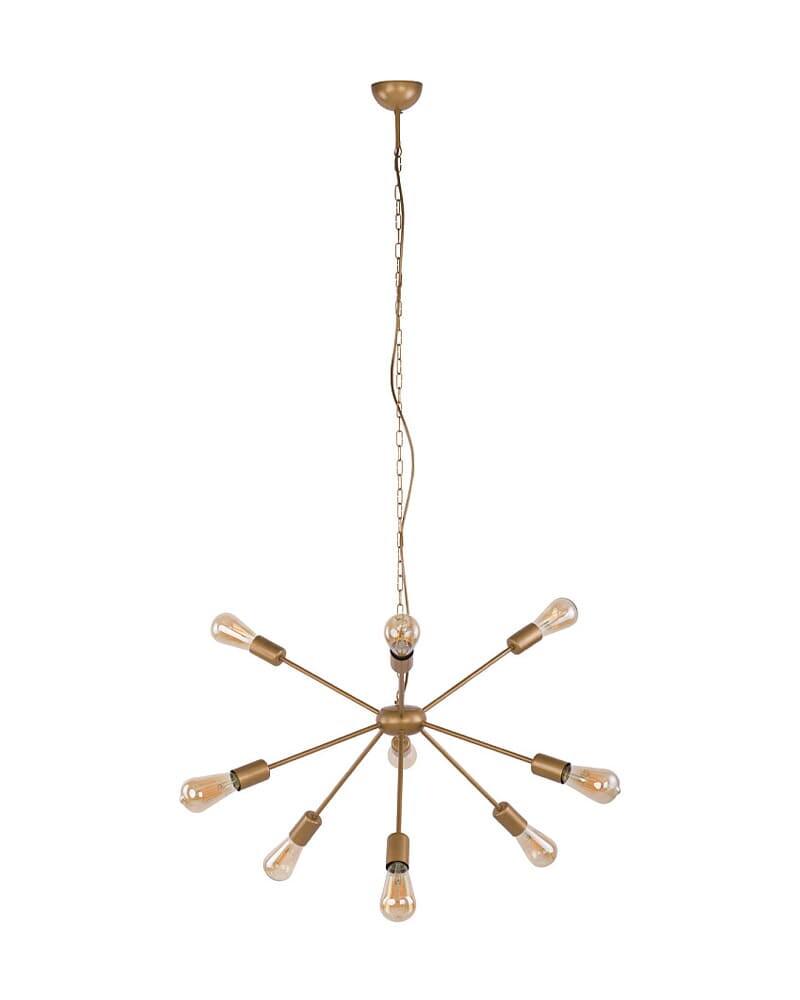 Люстра молекула Nowodvorski Rod 9130 E27 9x60W IP20 Золотойй