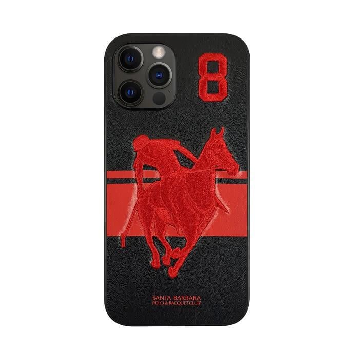 Кожаный чехол для iPhone 13 Pro Max Santa Barbara Polo Garner Черный