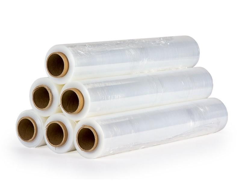 Стретч-пленка PackPro 20 мкм 500 мм 2,4 кг 320 м 3 рулона Прозрачный