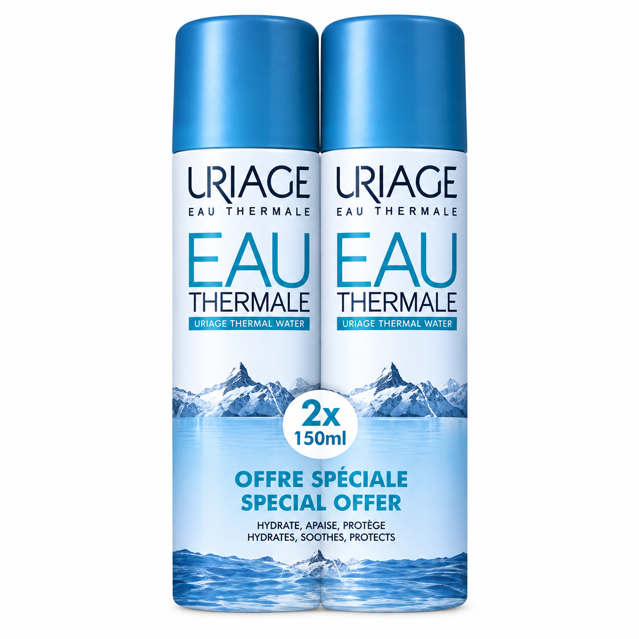 Набір термальної води Uriage Thermal Water Spray по 150 мл 2 шт. (1737071910) Набір термальної води Uriage Thermal Water Spray по 150 мл 2 шт. (1737071910)