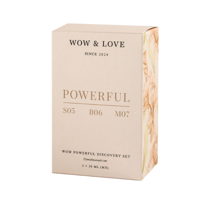 Сет ознайомчий WOW & LOVE WOW POWERFUL DISCOVERY SET для для відновлення сухого та пошкодженого волосся 3х30 мл (4820296770205)