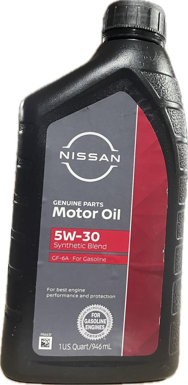 Моторне мастило Nissan Genuine Motor Oil 5W-30 0,946 л (999PK005W30N) Моторне мастило Nissan Genuine Motor Oil 5W-30 0,946 л (999PK005W30N)