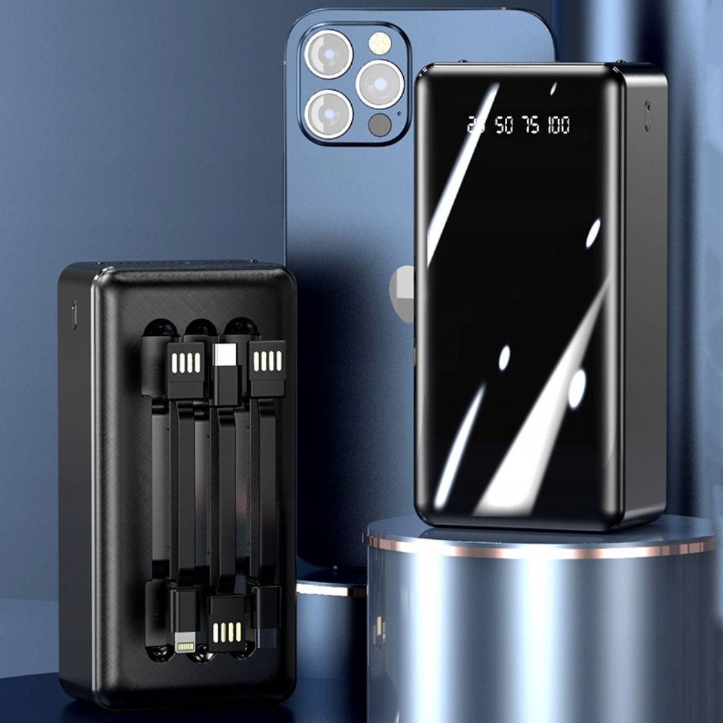 Павербанк YOYO Power Bank 12000mAh with Type-C | Lightning | Micro-USB (PB03) - фото 8 Павербанк YOYO Power Bank 12000mAh with Type-C | Lightning | Micro-USB (PB03) - фото 8