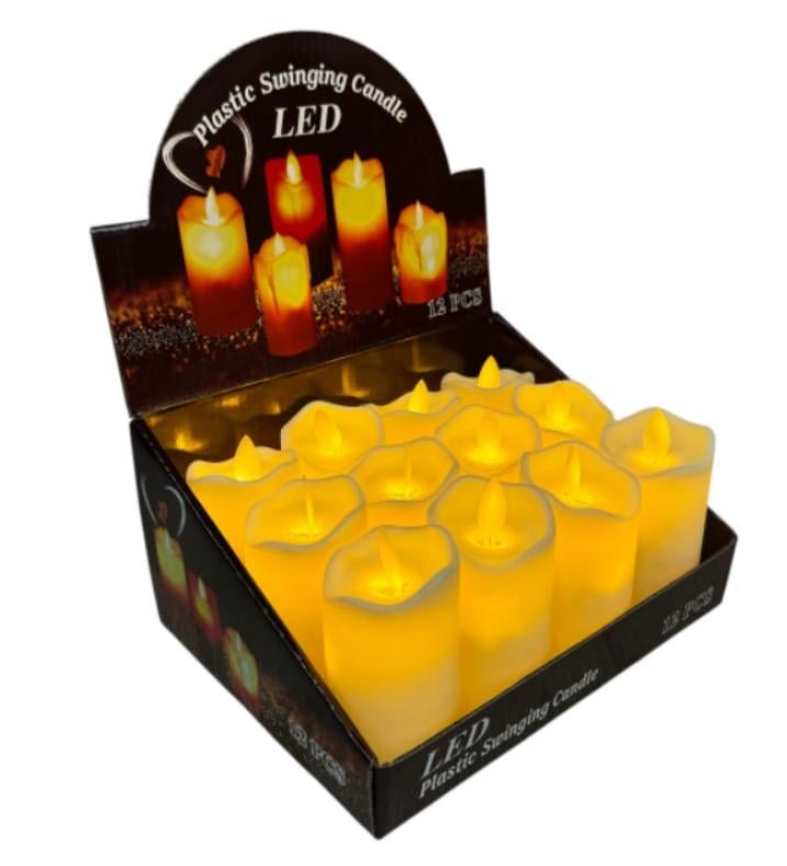 Набор электронных светодиодных свечей 12 шт. (1756375553)