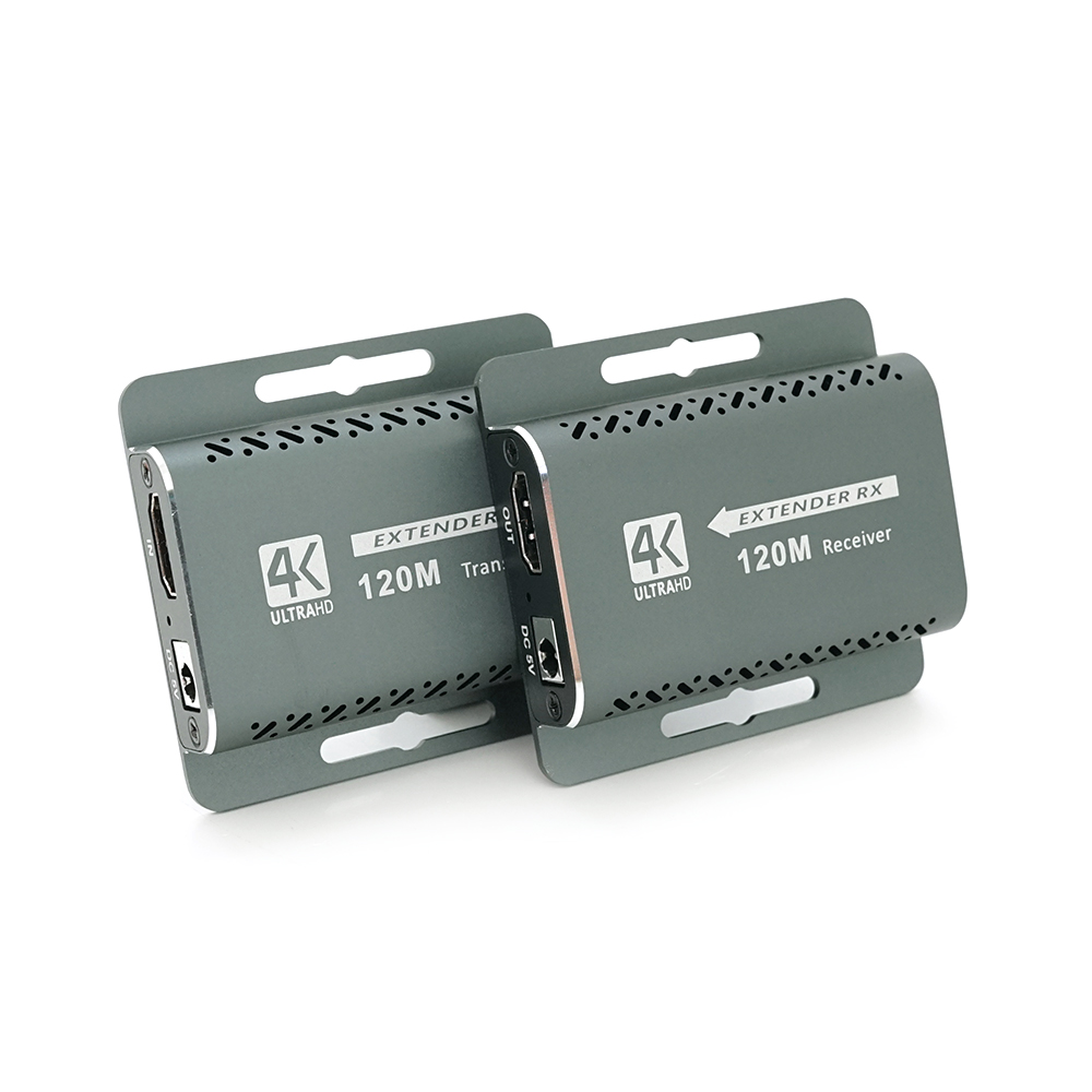 Репитер по кабелю одноканальный активный HDMI UTP до 120 м 4K30Hz Cat5e/Cat6e (YUT_V8350)