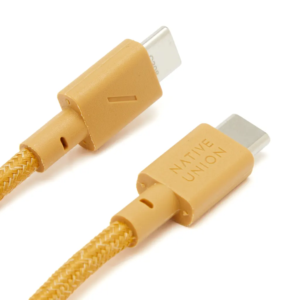 Кабель Native Union Belt Cable USB-C to USB-C Kraft 1,2 м (BELT-C-KFT-2-NP) - фото 3 Кабель Native Union Belt Cable USB-C to USB-C Kraft 1,2 м (BELT-C-KFT-2-NP) - фото 3