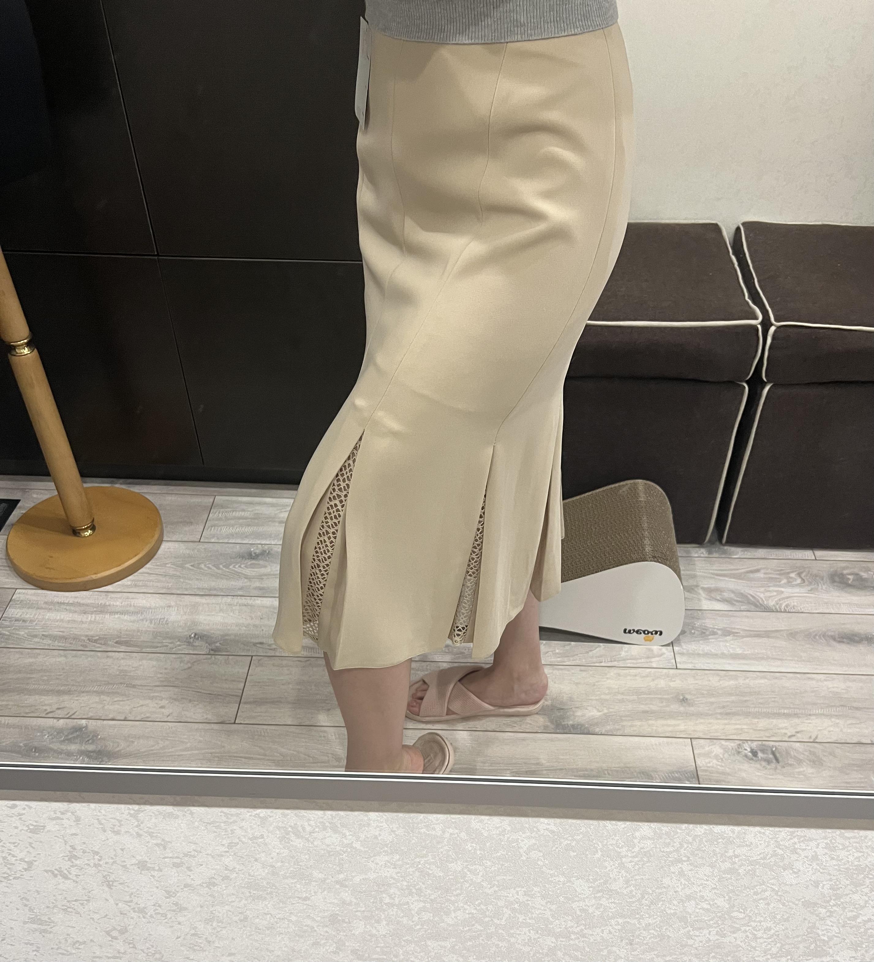 Спідниця Setok зі вставками L Бежевий (1013440) - фото 4 Спідниця Setok зі вставками L Бежевий (1013440) - фото 4