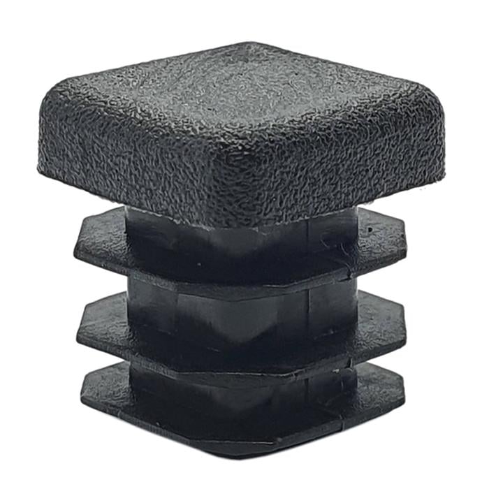 Заглушка пластиковая квадратная для профильной трубы 150 шт. 15х15 мм (1-09)