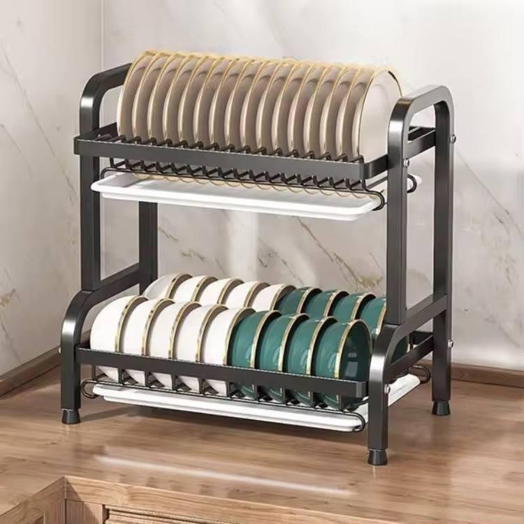 Сушилка для посуды двухярусная металлическая (27261841)