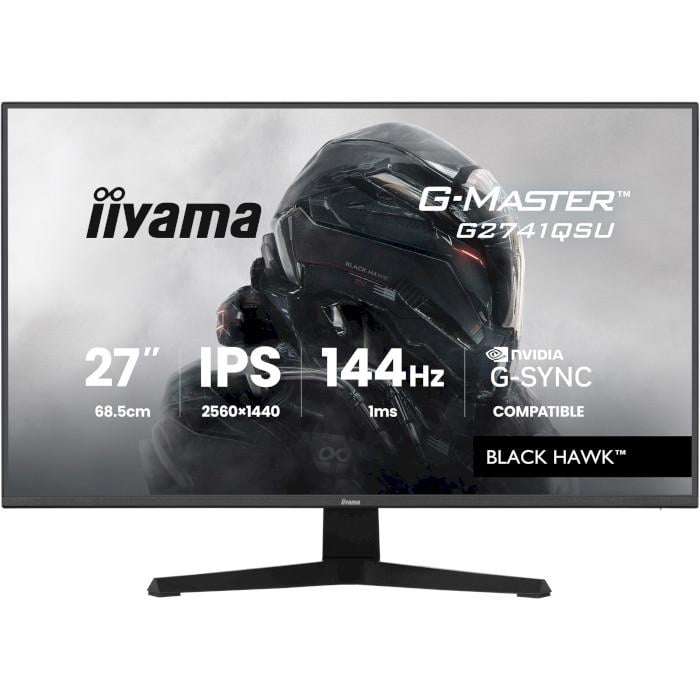 Монитор игровой Iiyama G-Master G2741QSU-B1 Black Hawk Black (32534526)