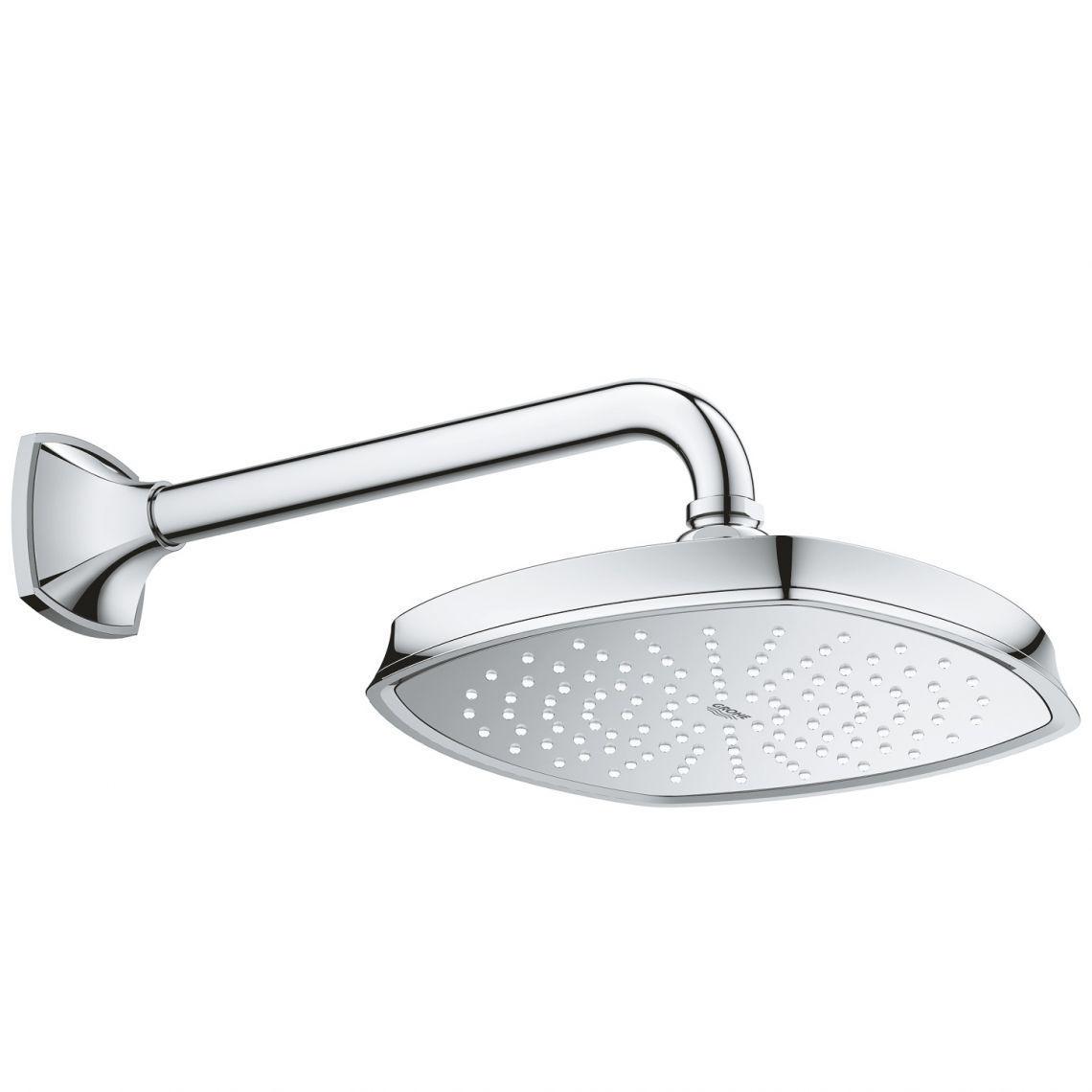 Кронштейн настінний Grohe Rainshower Grandera для верхнього душу 285 мм Хром (27986000) - фото 2