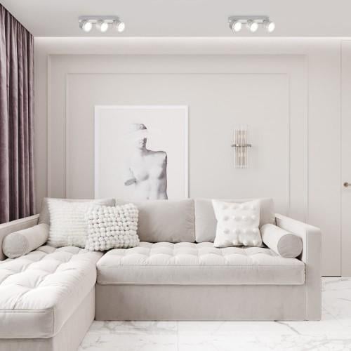 Спот накладной поворотный Ardero ML418-3 под лампу белый (80328) - фото 4 Спот накладной поворотный Ardero ML418-3 под лампу белый (80328) - фото 4