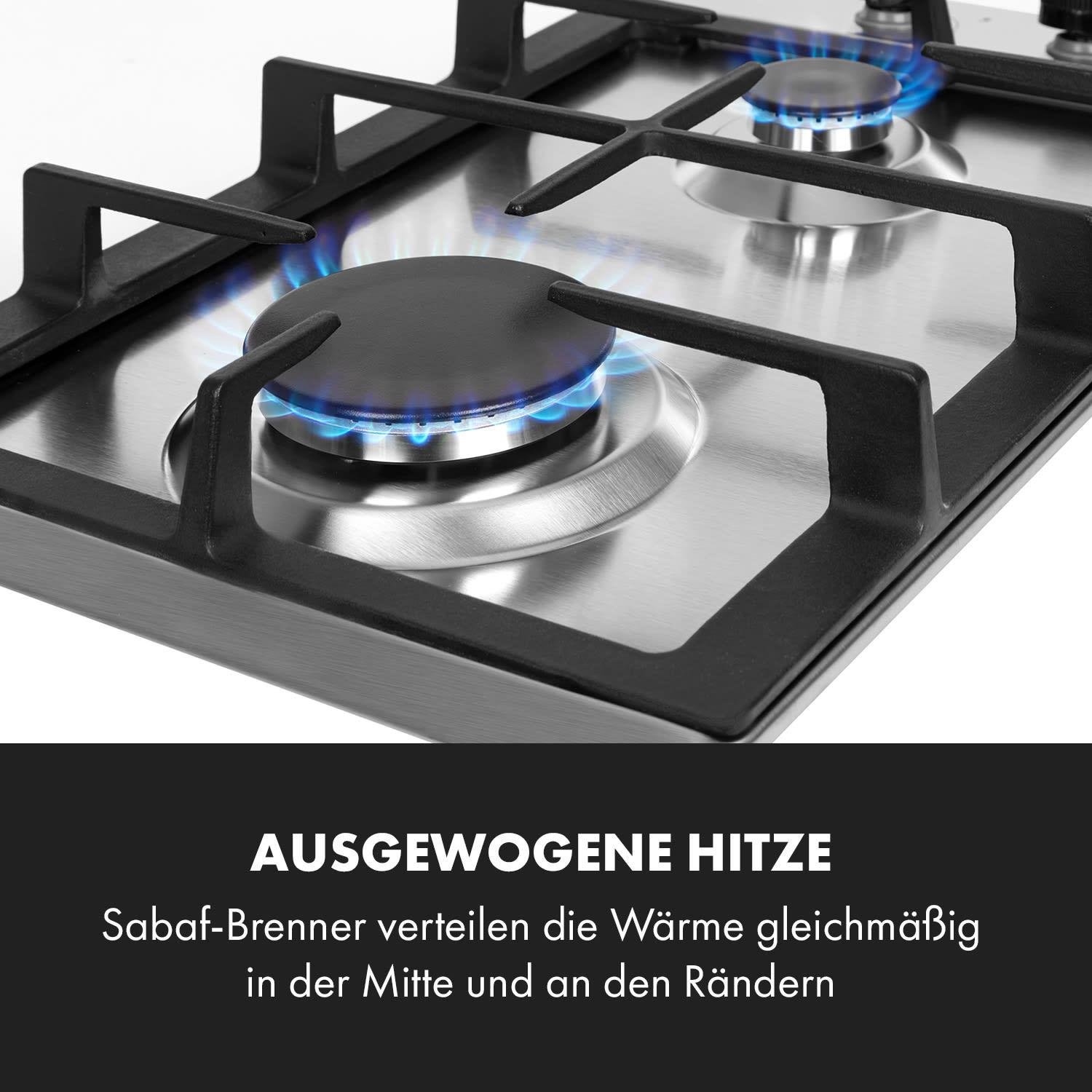 Варильна поверхня газова KLARSTEIN Ignito (10034108) - фото 2 Варильна поверхня газова KLARSTEIN Ignito (10034108) - фото 2