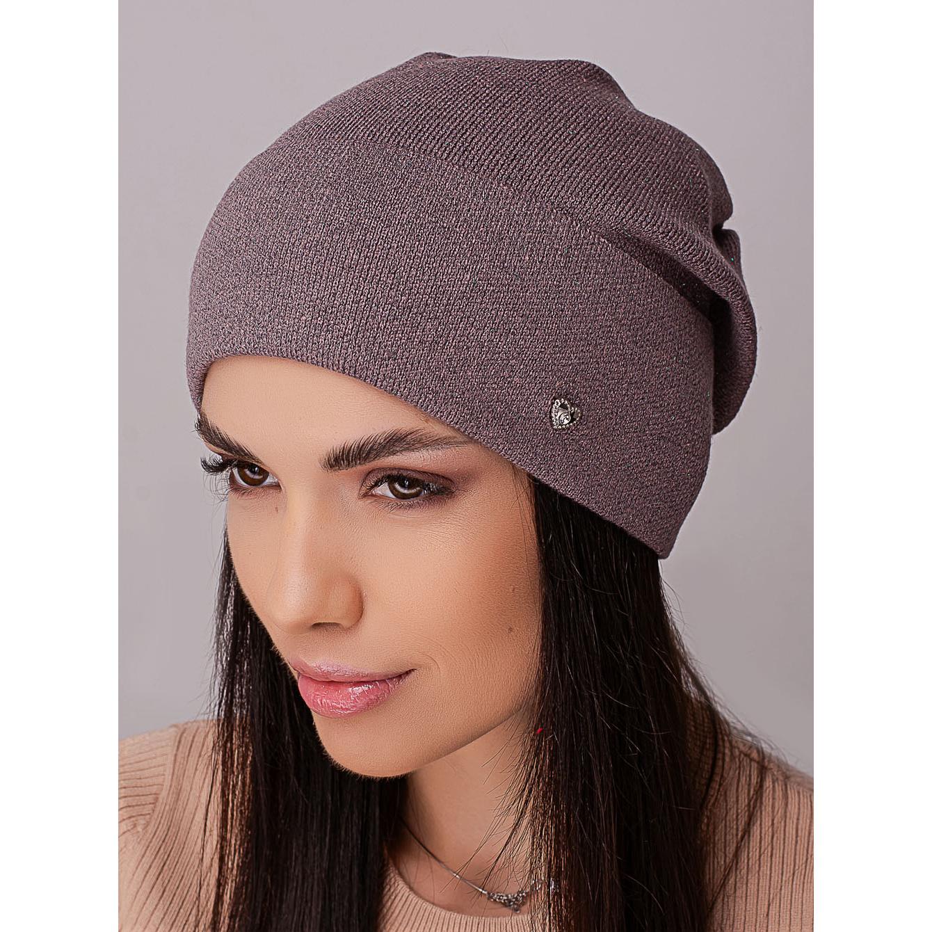 Шапка жіноча Leks ІНДІГО без підкладки вовняна з відворотом гладкого в'язання one size Мокко (215459) - фото 1 Шапка жіноча Leks ІНДІГО без підкладки вовняна з відворотом гладкого в'язання one size Мокко (215459) - фото 1