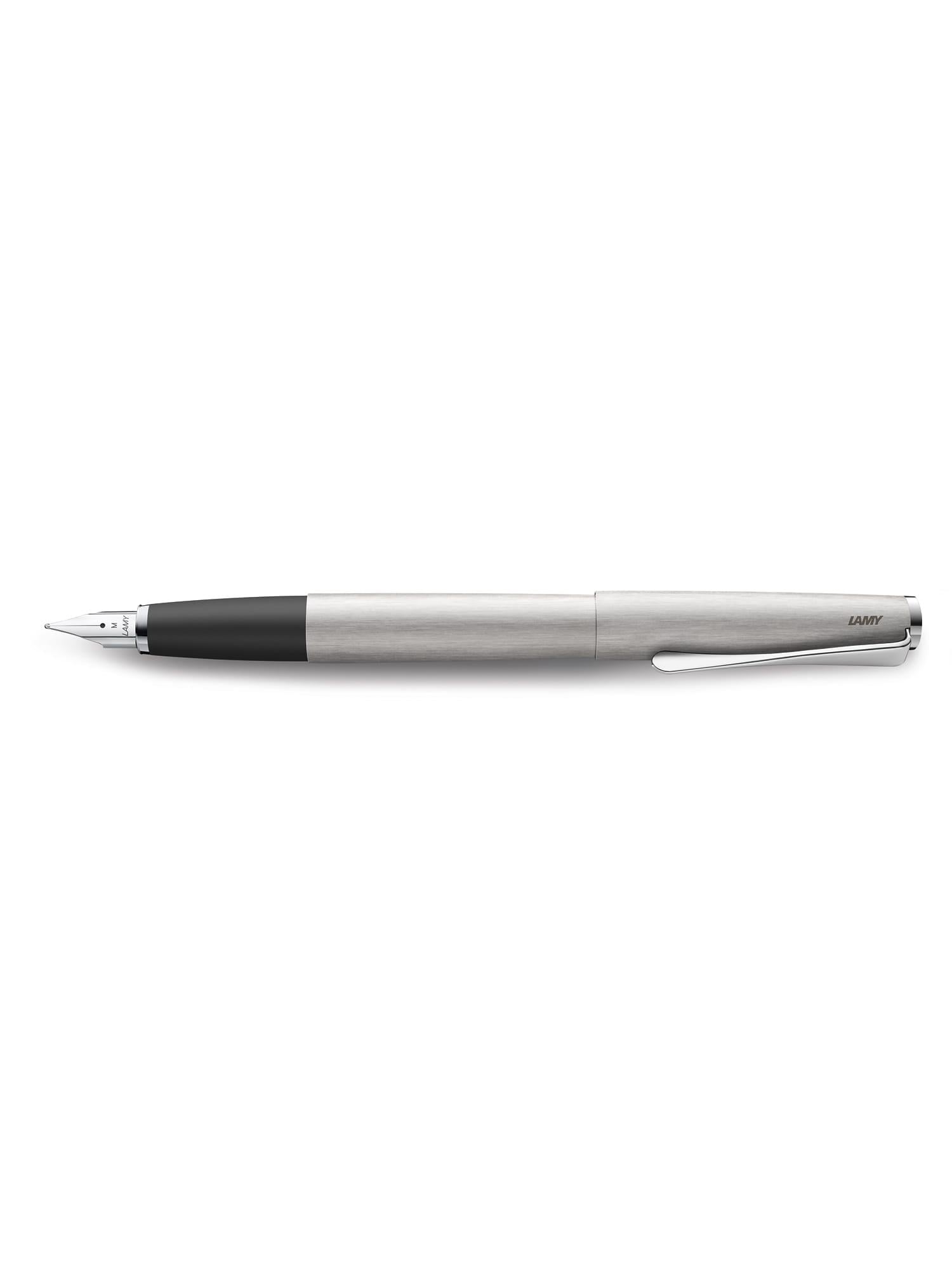 Письменная ручка чернильная Lamy Studio F чернила синие T10 Хром матовый (4000436)