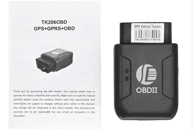 Автомобільний GPS трекер TK206 OBD2 з функцією анти злодій - фото 4