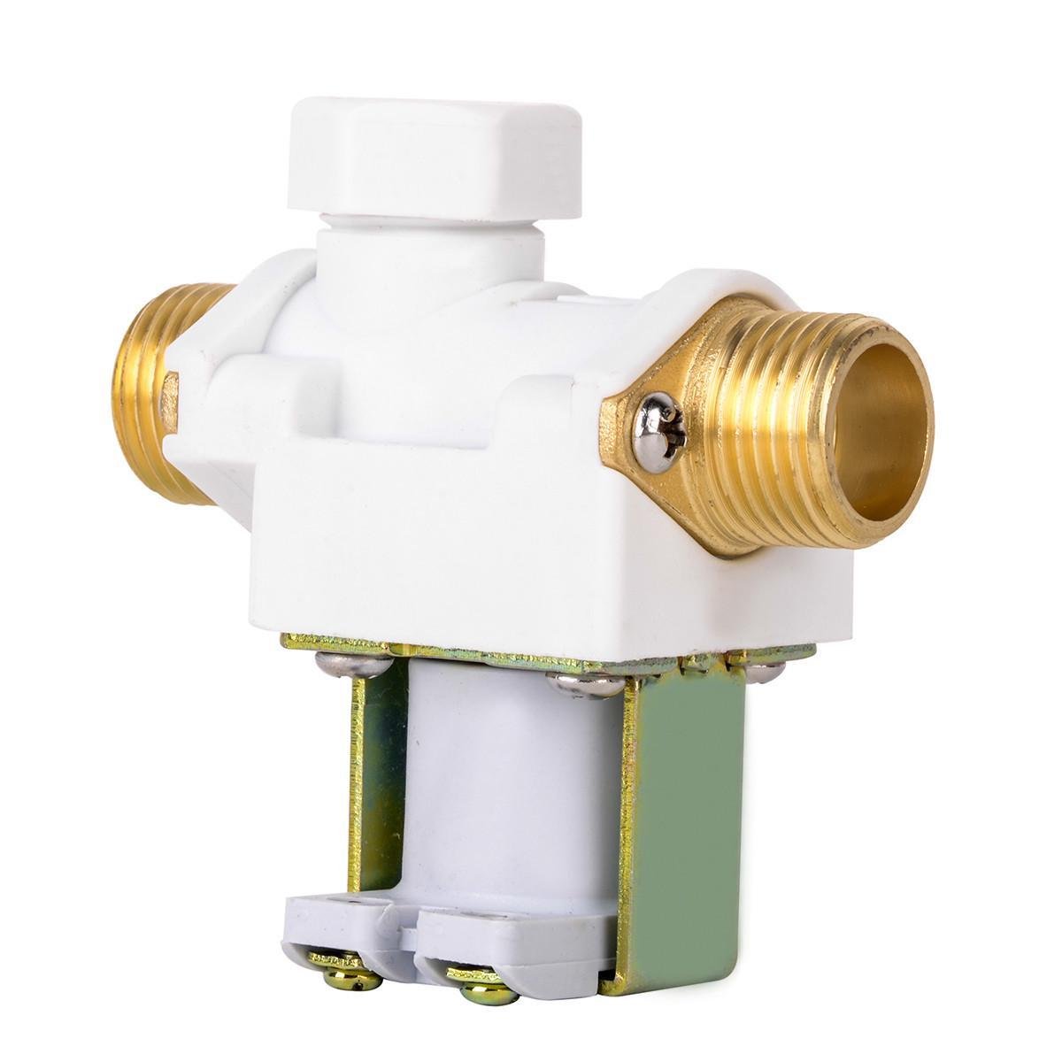 Клапан електричний соленоїдний з металевими патрубками 1/2" AC 220 В