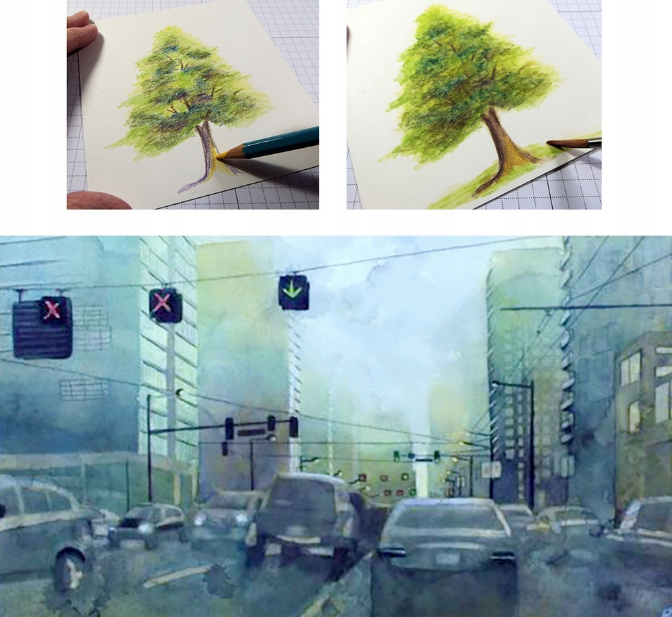 Набір акварельних олівців HERO 48 шт. в металевій коробці - фото 10