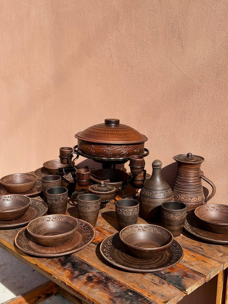 Набор столовой посуды Шашлычница максимальная комплектация (2538016491) - фото 5 Набор столовой посуды Шашлычница максимальная комплектация (2538016491) - фото 5