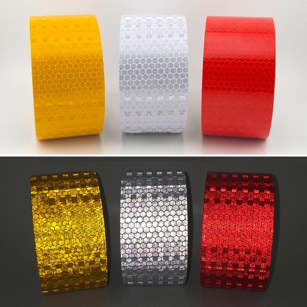 Светоотражающая лента клейкая HF Lattice 5 с м х 5 м Красный (544062255) - фото 3 Светоотражающая лента клейкая HF Lattice 5 с м х 5 м Красный (544062255) - фото 3