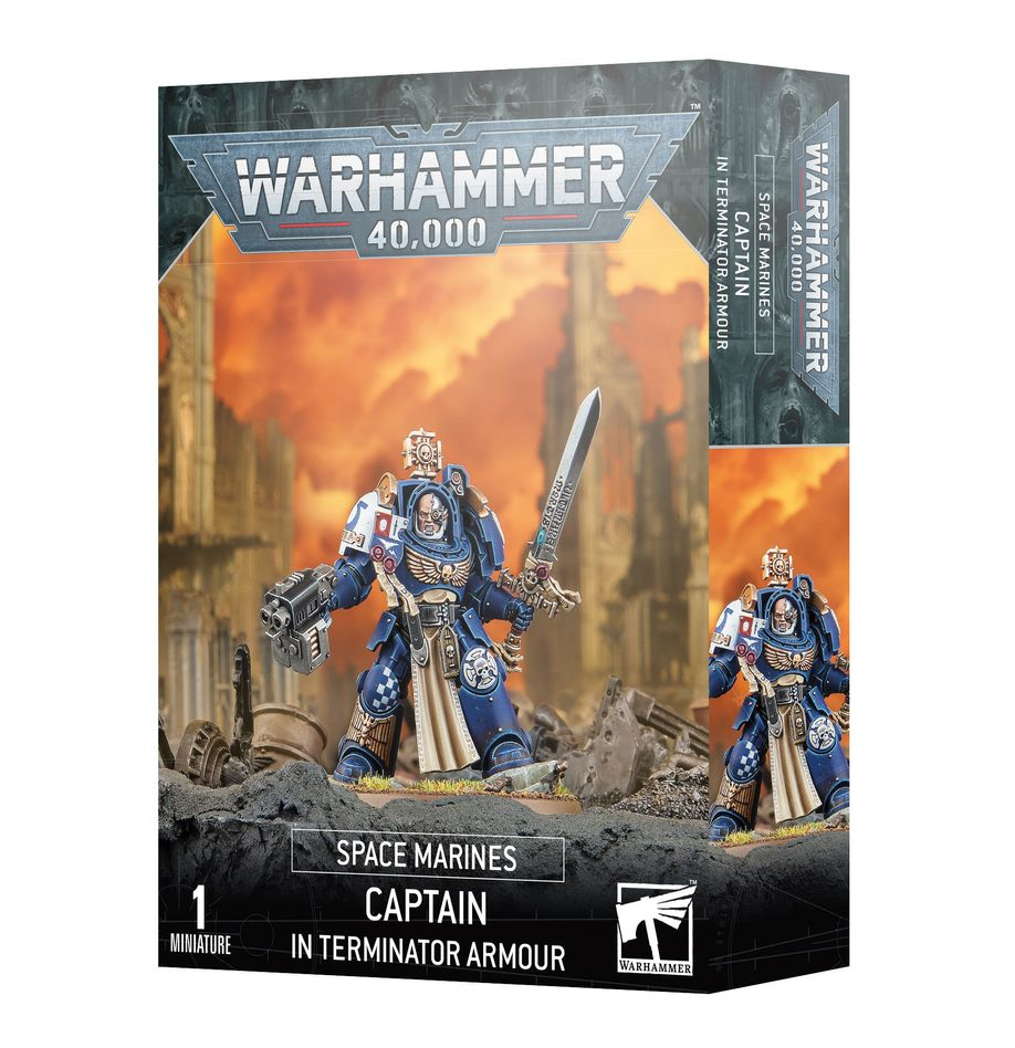 Набір мініатюр Games Workshop SPACE MARINES CAPTAIN IN TERMINATOR ARMOUR (48-92)