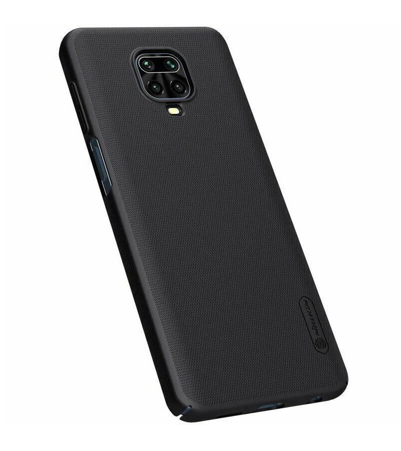 Чехол бампер Nillkin Super Frosted Shield для Xiaomi Redmi Note 9s / 9 Pro / 9 Pro Max Black - фото 2