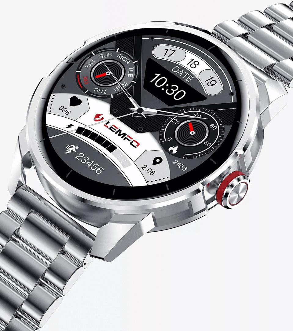 Смарт-годинник Lemfo LF26 Pro 2 ремінці Silver (bc31abf9)