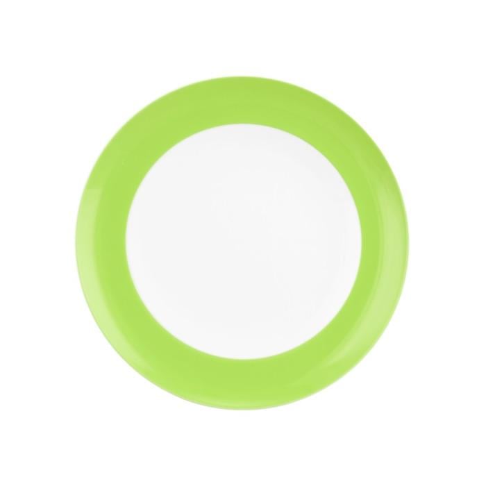 Тарелка обеденная Seltmann Weiden Liberty Pure Colors 27 см Бело-салатовый