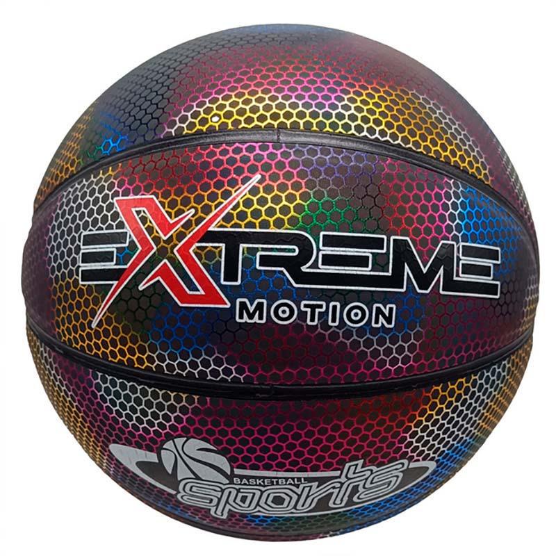 М'яч баскетбольний Extreme Motion №7 BB2208 500 г Multicolor (27631162) М'яч баскетбольний Extreme Motion №7 BB2208 500 г Multicolor (27631162)