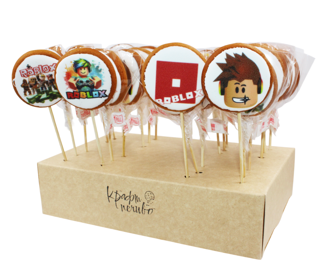 Набор пряников на палочке Крафт печиво Роблокс Roblox 17 г/шт. 24 шт./уп.