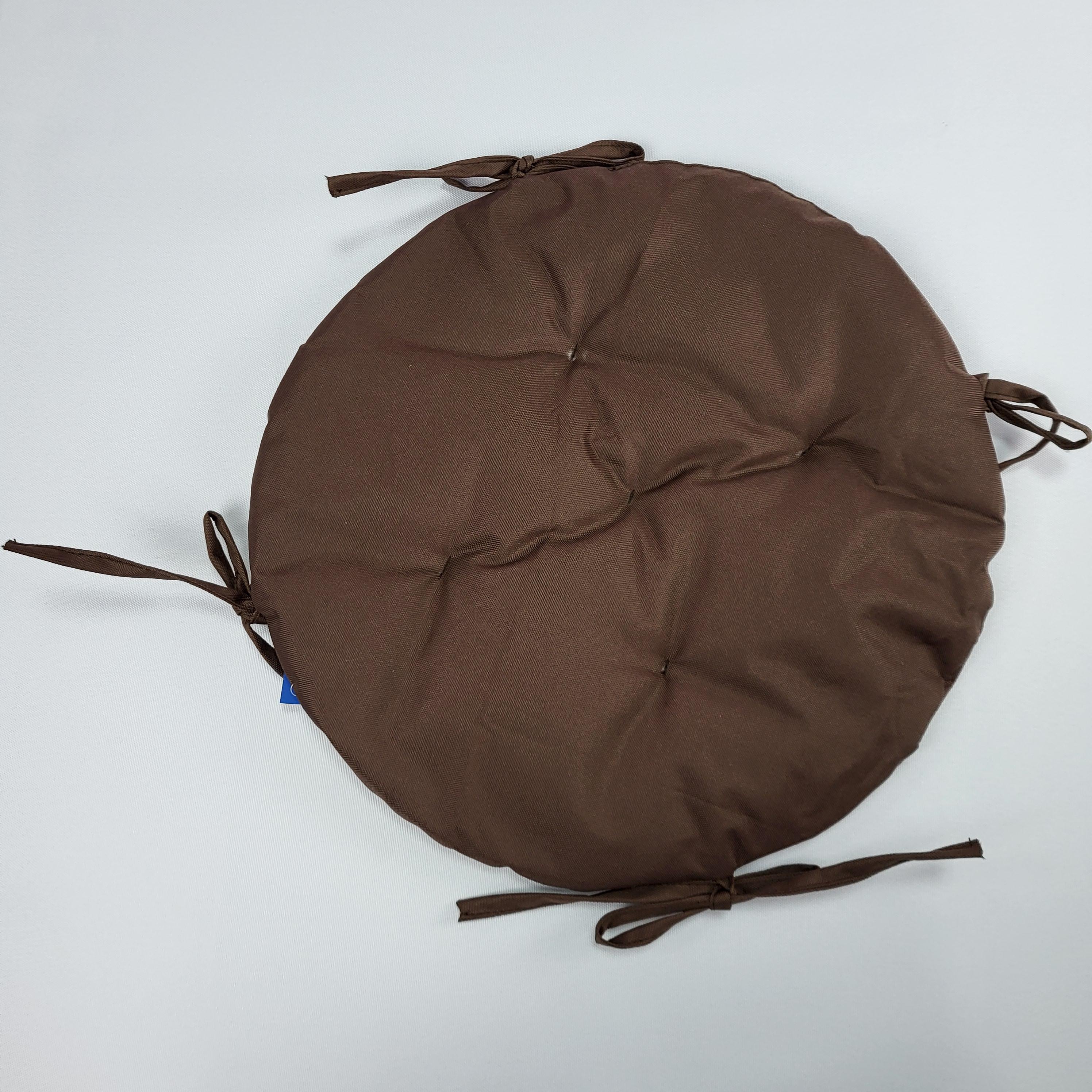 Подушка для стільця кругла з оксфорду d 37 см Шоколадний (1415)