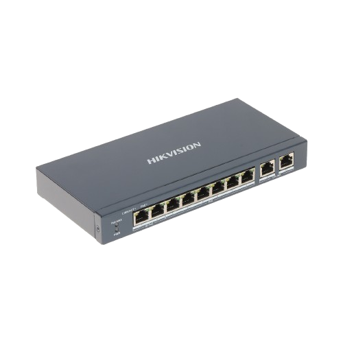 Коммутатор управляемый настольный Hikvision DS-3E1310P-EI/B 10 портов 120 Вт PoE (37525083)