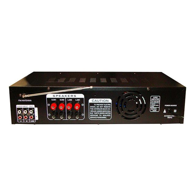 Підсилювач потужності звуку Amplifier 663AV BT AC/DC 12V 60 Вт