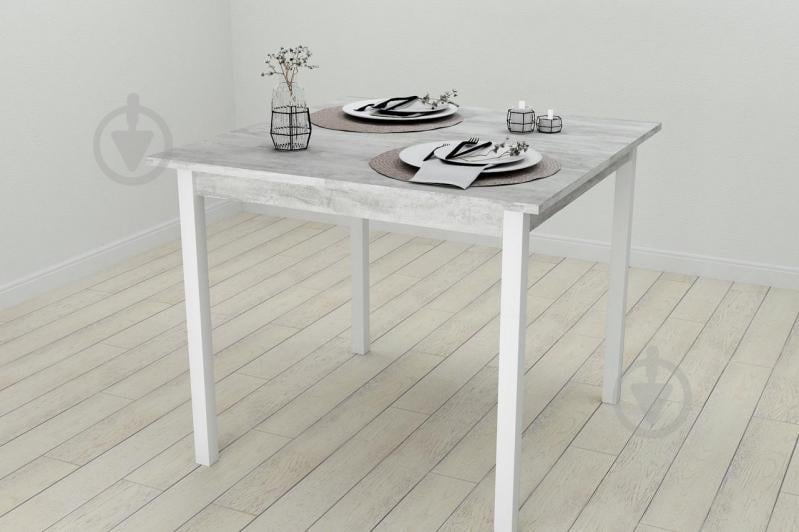 Стол кухонный Ferrum-decor Диего 75x90x90 Белый ДСП Урбан Лайт 16мм (DIE0028)