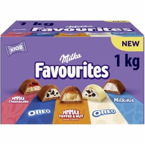 Конфеты шоколадные Milka Favourites 108 шт. 1 кг (38982827)