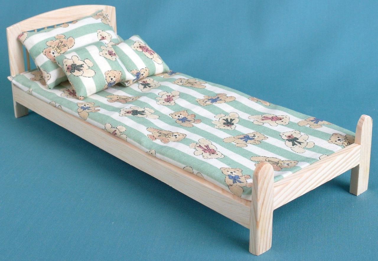 Кровать для кукол из дерева Динь-Динь Бланже (КРТ-001401) - фото 3