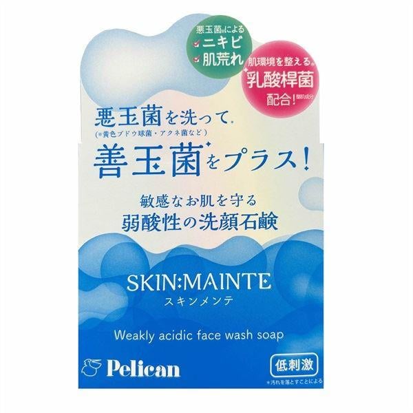 Мыло pH балансированное Pelican SKIN:MAINTE Face Wash Soap для умывания лица 80 г (2918729660)