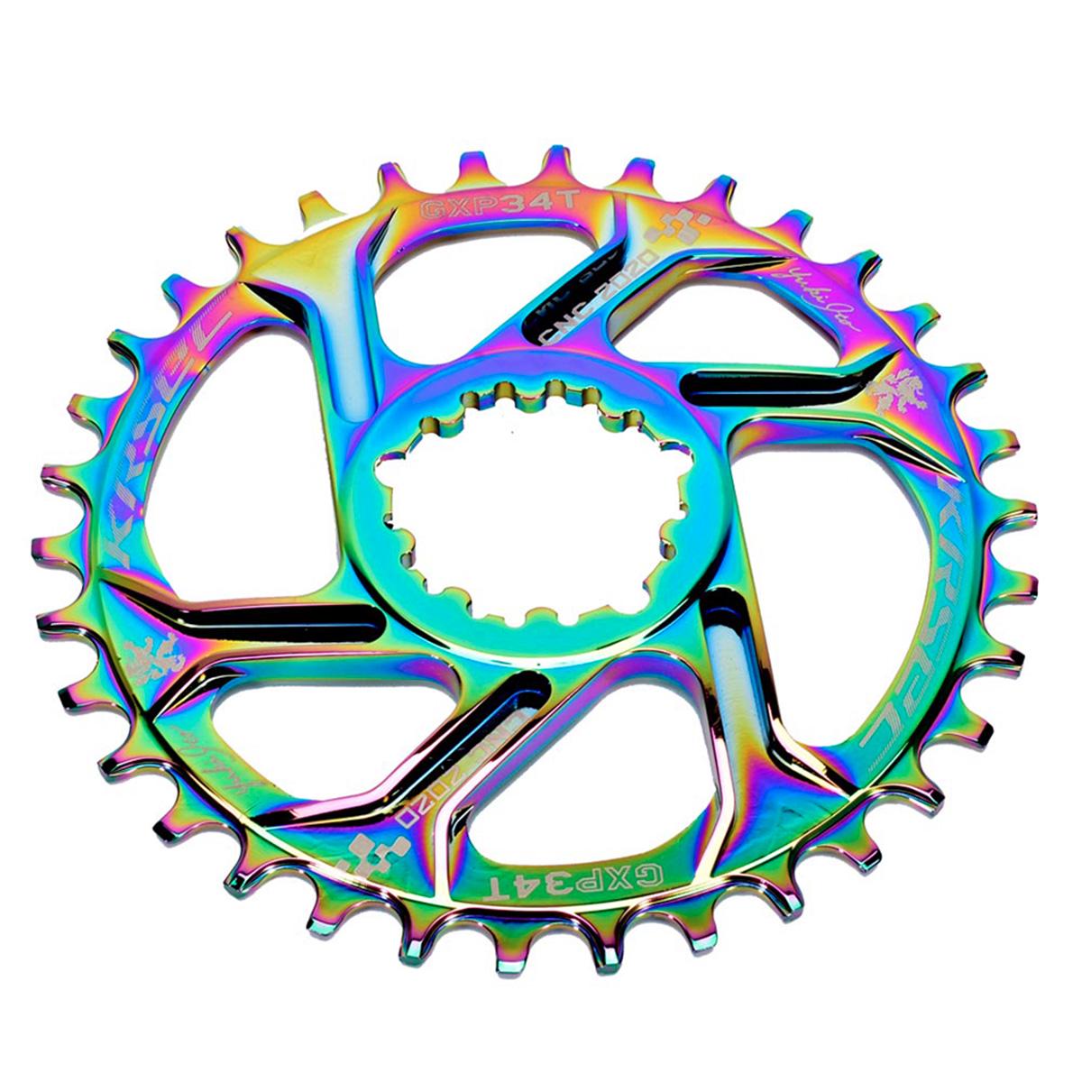 Звезда на велосипед фрезерованная Krsec Narrow Wide офсет 6 мм 34T неспадайка для GXP Direct Mount 8-11 шв. (3648) Звезда на велосипед фрезерованная Krsec Narrow Wide офсет 6 мм 34T неспадайка для GXP Direct Mount 8-11 шв. (3648)