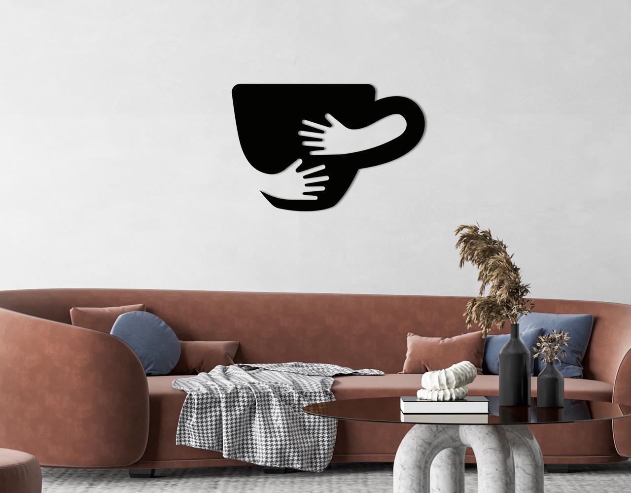 Декоративное панно на стену Upwood Decor Warm Cup 35х52,9 см Black (1575044130)