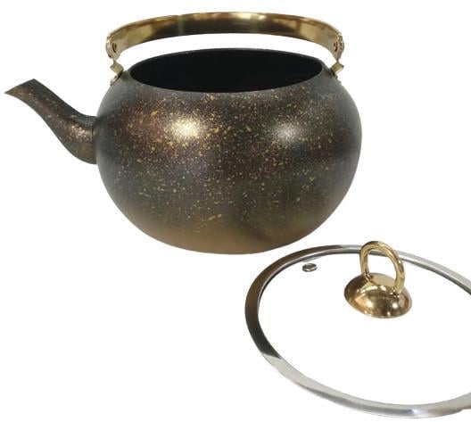 Чайник O.M.S. Collection 8212-L 2 л Чорно-золотий (1936365387) - фото 8 Чайник O.M.S. Collection 8212-L 2 л Чорно-золотий (1936365387) - фото 8