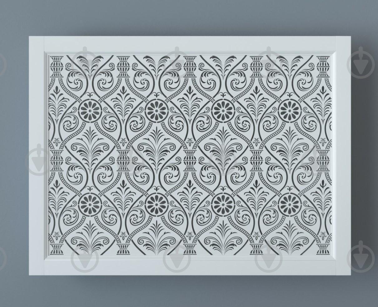 Экран-решетка декоративная на батарею отопления R42-F100 Белый (25622550) - фото 2 Экран-решетка декоративная на батарею отопления R42-F100 Белый (25622550) - фото 2