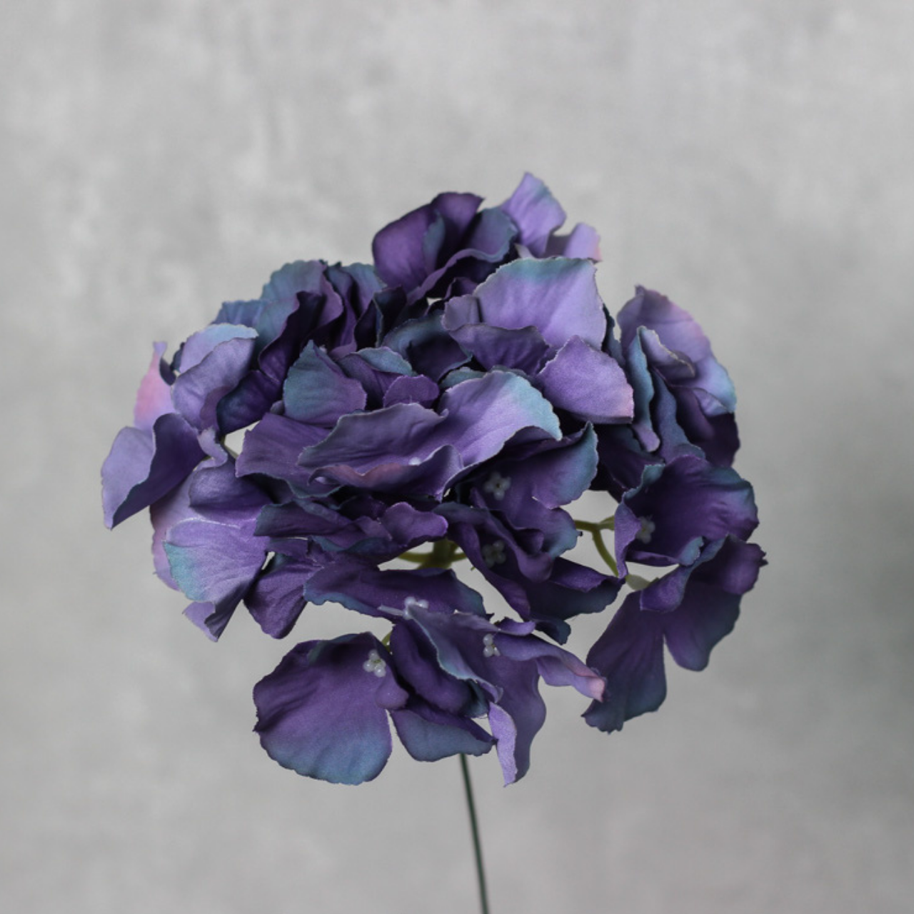 Искусственный цветок Головка гортензия 17 см Фиолетовый (1879642915)