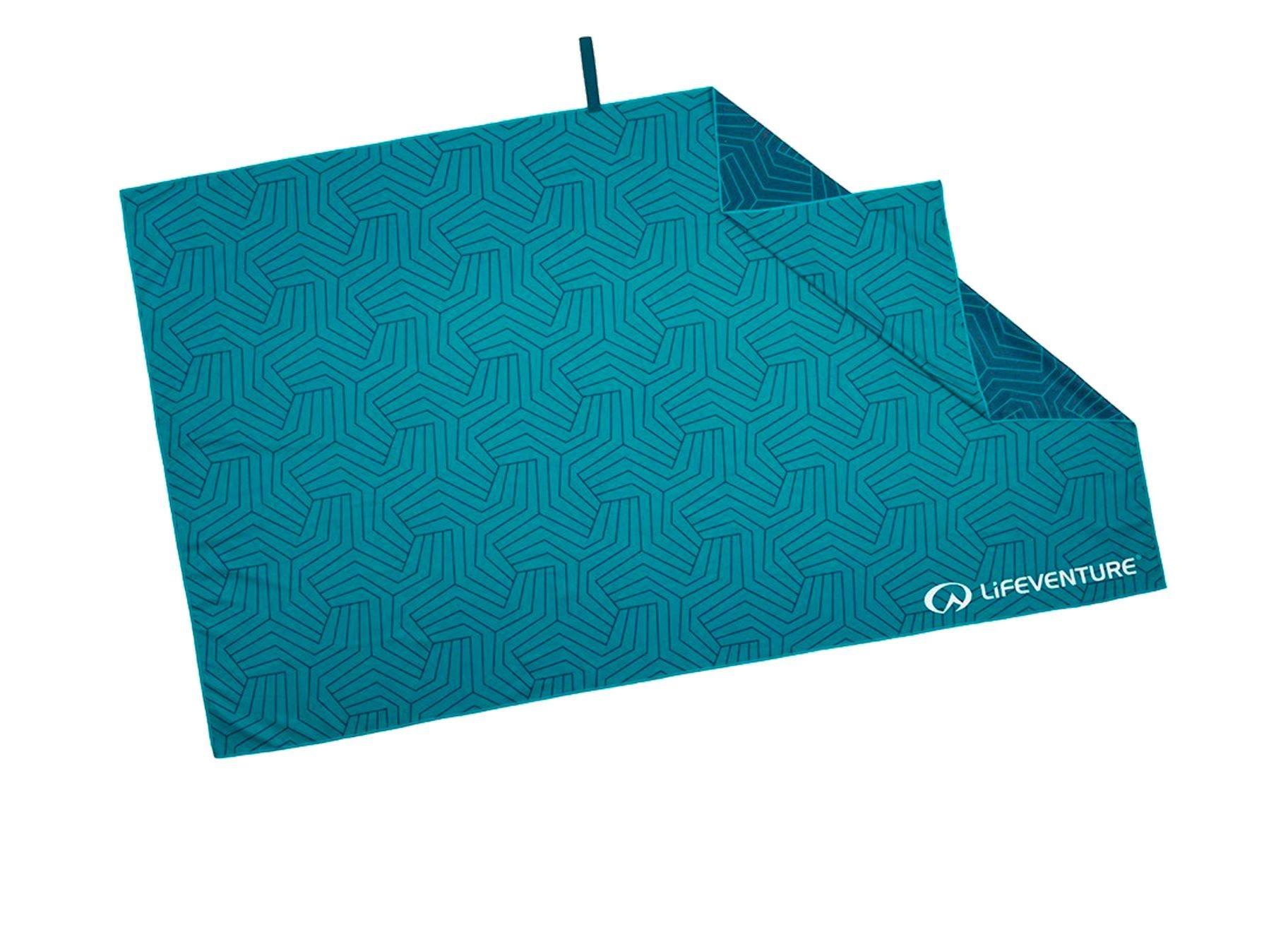 Полотенце Lifeventure Soft Fibre Printed Teal Giant (1012-63601)