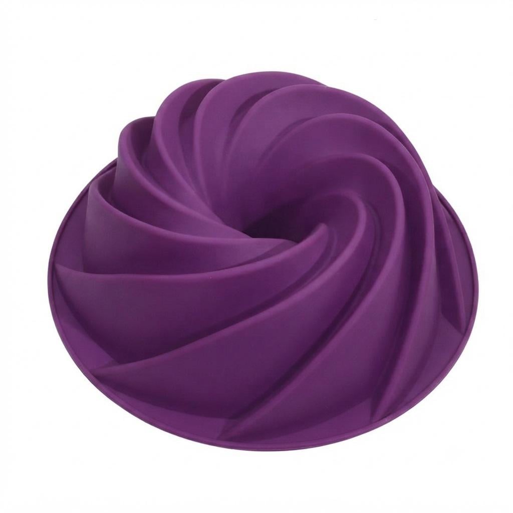 Форма силіконова для кексу та желе Пудинг Ø 24х10 см Purple
