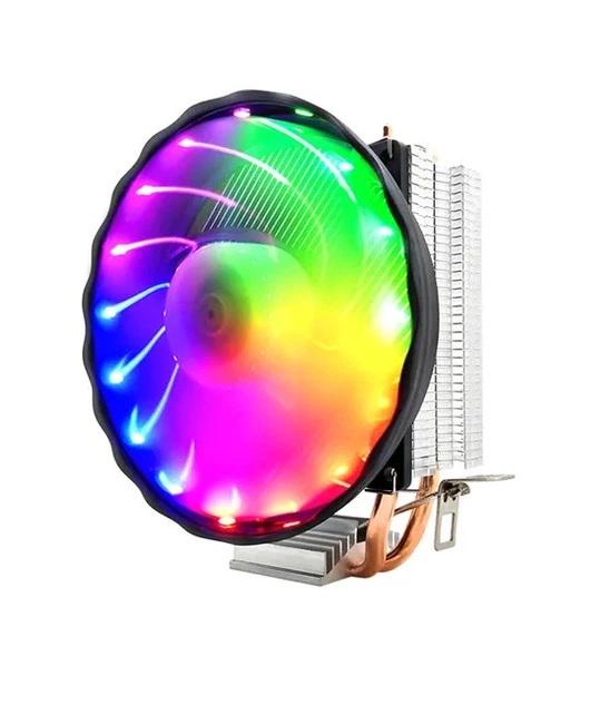 Кулер охлаждения процессора Lanshuo X200 LED Разноцветная подсветка (00008)