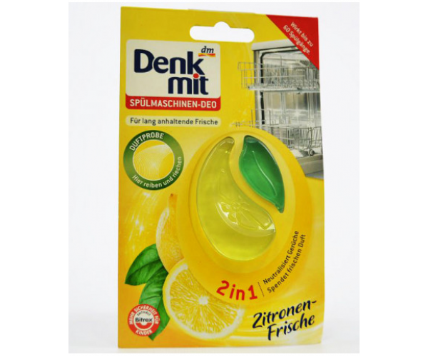 Дезодорант для посудомоечной машины DenkMit Лимонная свежесть (4010355100092)