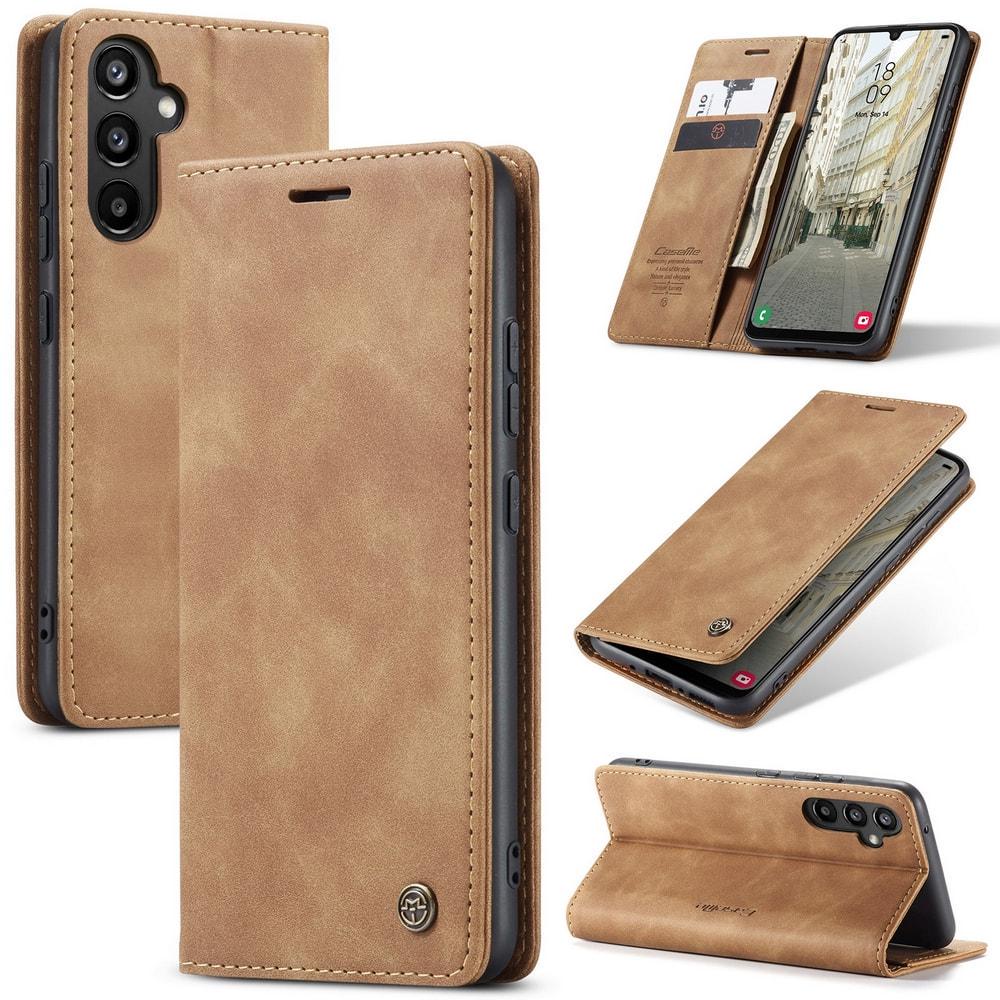 Чехол книжка с магнитом Samsung Galaxy A34 A346 CaseMe Brown (32840-30)